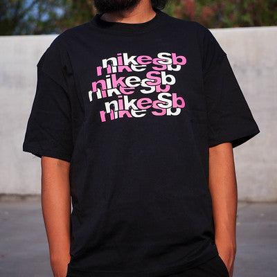 NIKE TEE SB SKATE BLACK LET COLOR