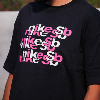 NIKE TEE SB SKATE BLACK LET COLOR