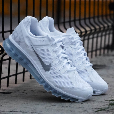 NIKE AIR MAX 2013 WHITE METALLIC SILVER