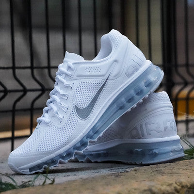 NIKE AIR MAX 2013 WHITE METALLIC SILVER