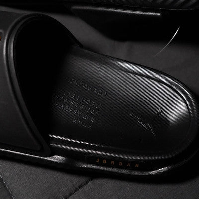 JORDAN SLIDE BLACK GOLD GS