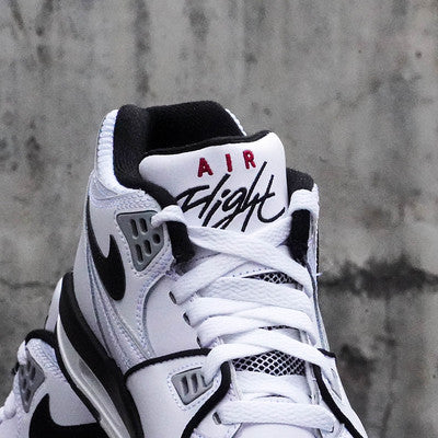 NIKE AIR FLIGHT 89 WHITE BLACK GS