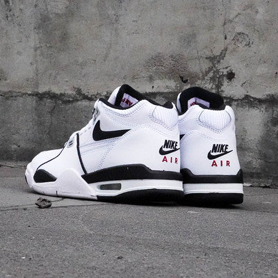 NIKE AIR FLIGHT 89 WHITE BLACK GS