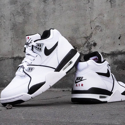 NIKE AIR FLIGHT 89 WHITE BLACK GS