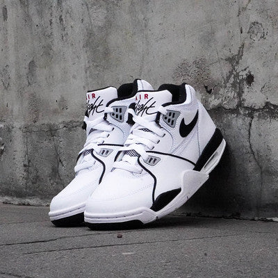 NIKE AIR FLIGHT 89 WHITE BLACK GS