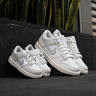 NIKE DUNK LOW WHITE PHANTOM SILVER GS