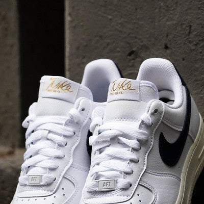 NIKE AIR FORCE ONE WHITE OBSIDIAN OLIMPIC W Barrio Warrior