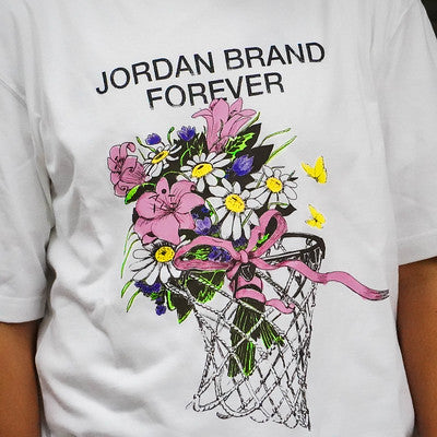 JORDAN TEE FOREVER WHITE FLOWER
