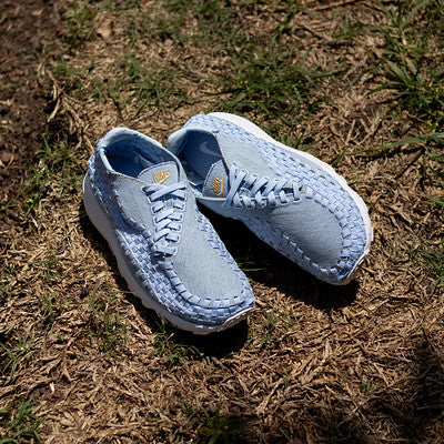 NIKE AIR FOOTSCAPE WOVEN WASHED ICE BLUE