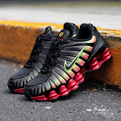 NIKE SHOX TL VOLT FIRE RED W