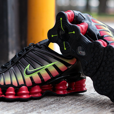 NIKE SHOX TL VOLT FIRE RED W