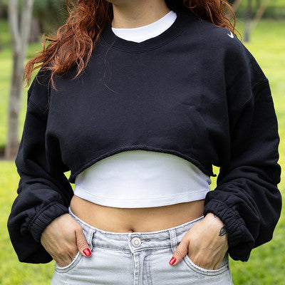 NIKE NSW CREW DANCE BLACK SHRUG
