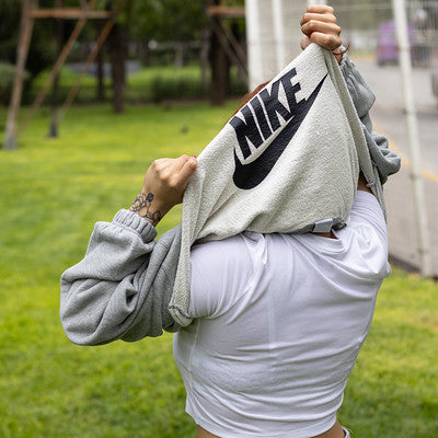 NIKE NSW CREW DANCE GREY SHRUG