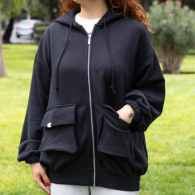 NIKE HOODIE DANCE BLACK FZ