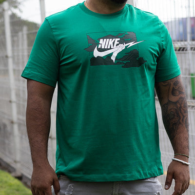 NIKE TEE RAY SWOOSH GREEN