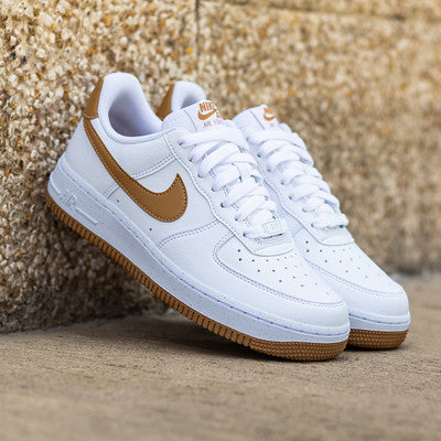 NIKE AIR FORCE ONE LOW WHITE FLAX