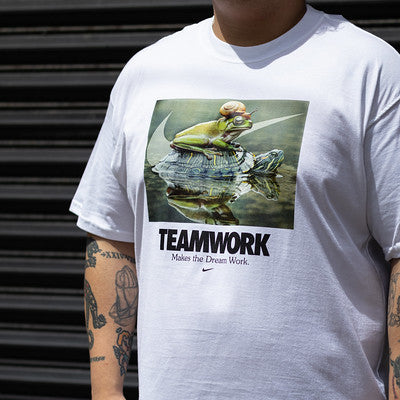 NIKE TEE TEAMWORK WHITE