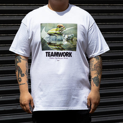NIKE TEE TEAMWORK WHITE
