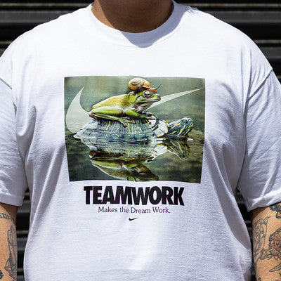 NIKE TEE TEAMWORK WHITE