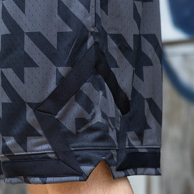 JORDAN SHORT DIAMOND GREY BLACK