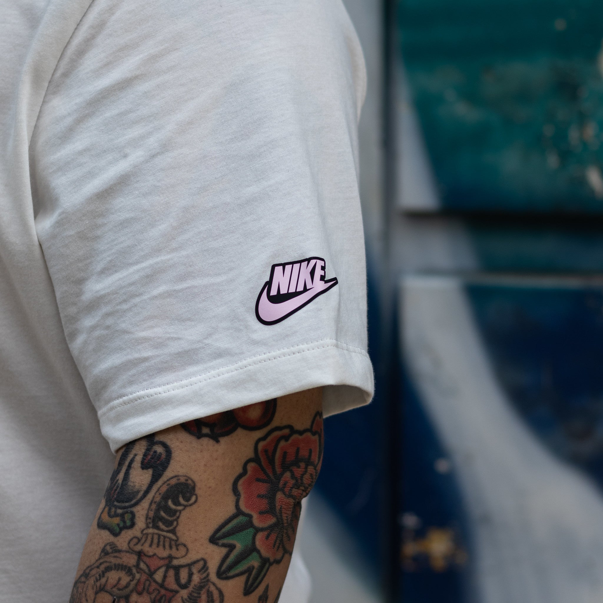 NIKE TEE RAY SWOOSH WHITE