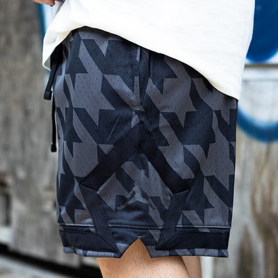 JORDAN SHORT DIAMOND GREY BLACK