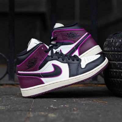 AIR JORDAN 1 MID SE BORDEUX W