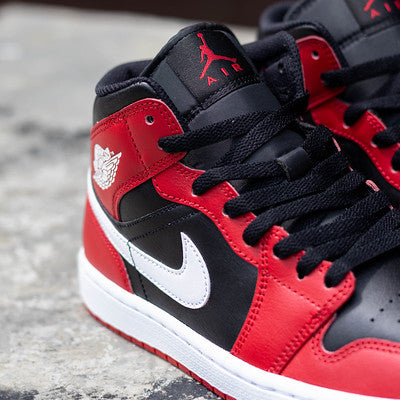 AIR JORDAN 1 MID GYM RED BLACK