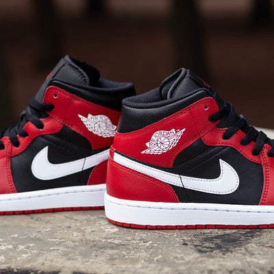 AIR JORDAN 1 MID GYM RED BLACK