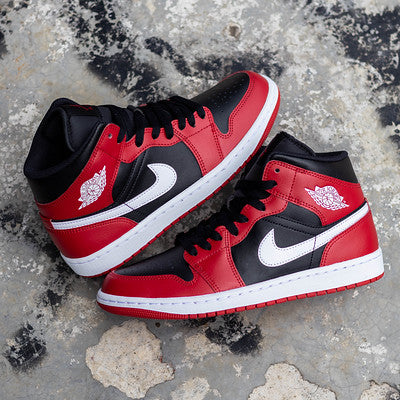 AIR JORDAN 1 MID GYM RED BLACK