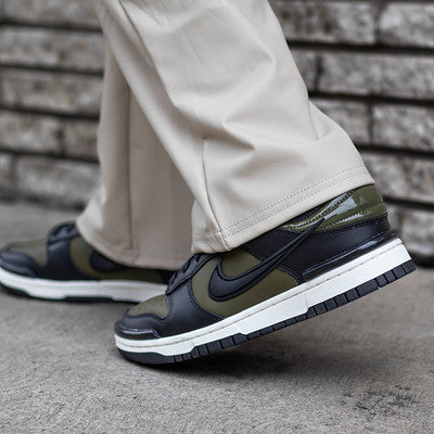 NIKE DUNK LOW TWIST OLIVE BLACK W