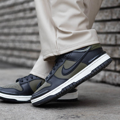 NIKE DUNK LOW TWIST OLIVE BLACK W