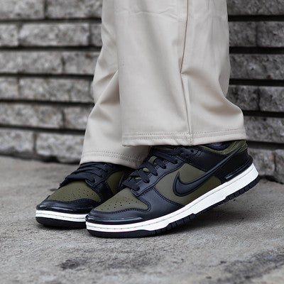 NIKE DUNK LOW TWIST OLIVE BLACK W