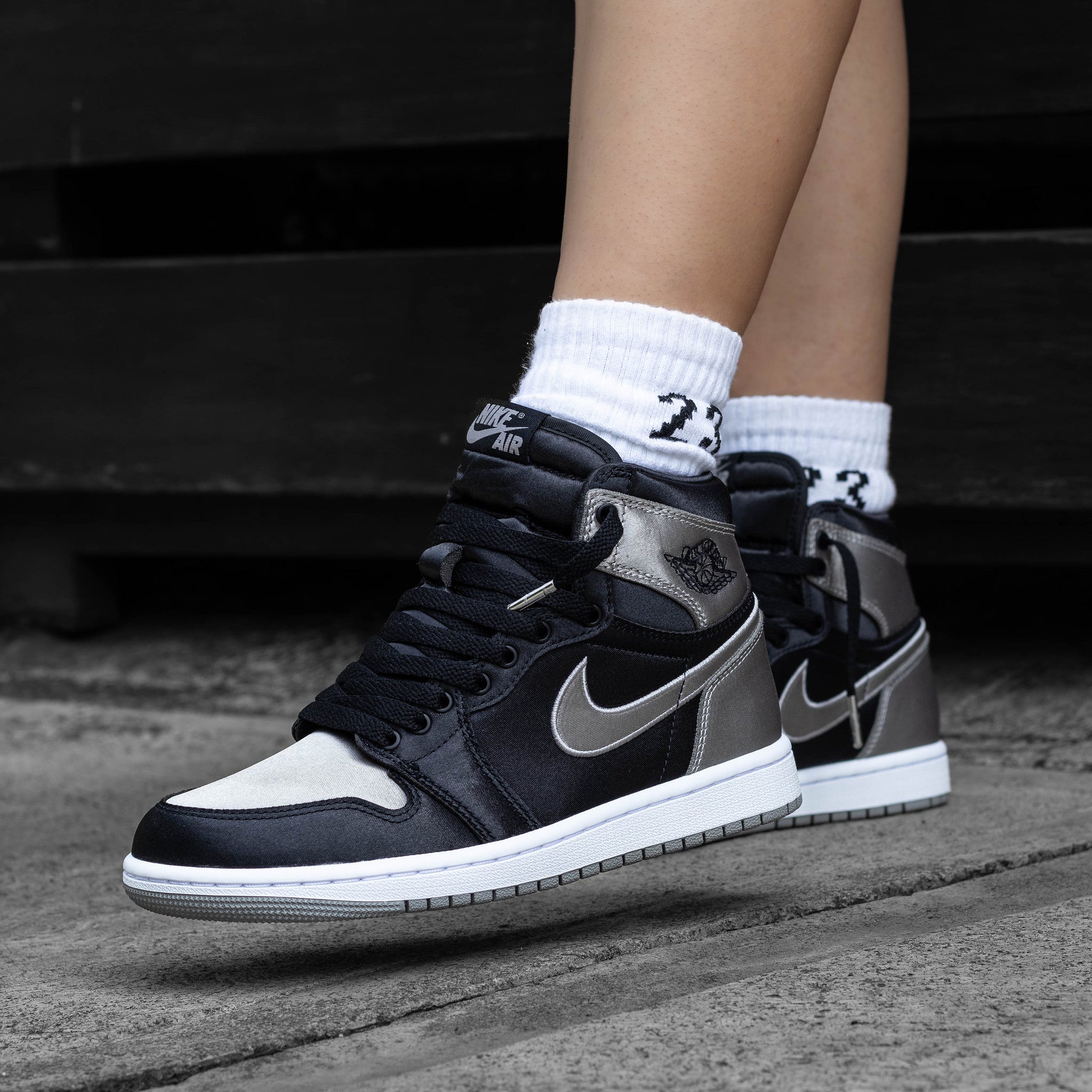 AIR JORDAN 1 HIGH SATIN SHADOW W