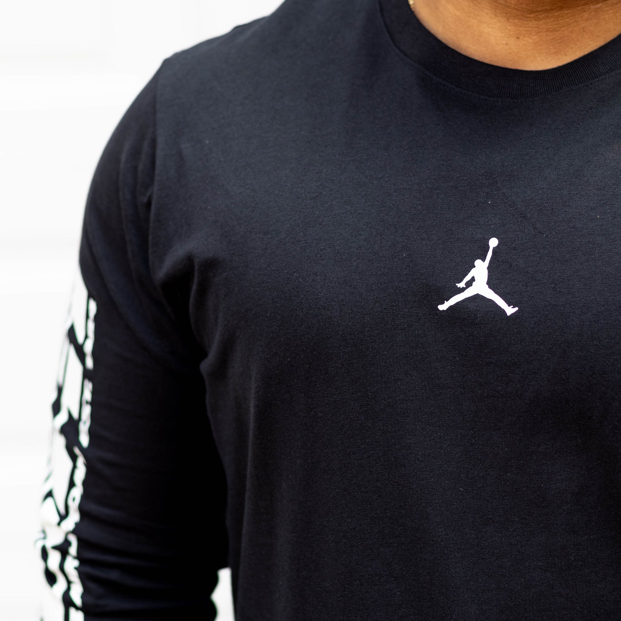 JORDAN TEE LONG BLACK FLIGHT