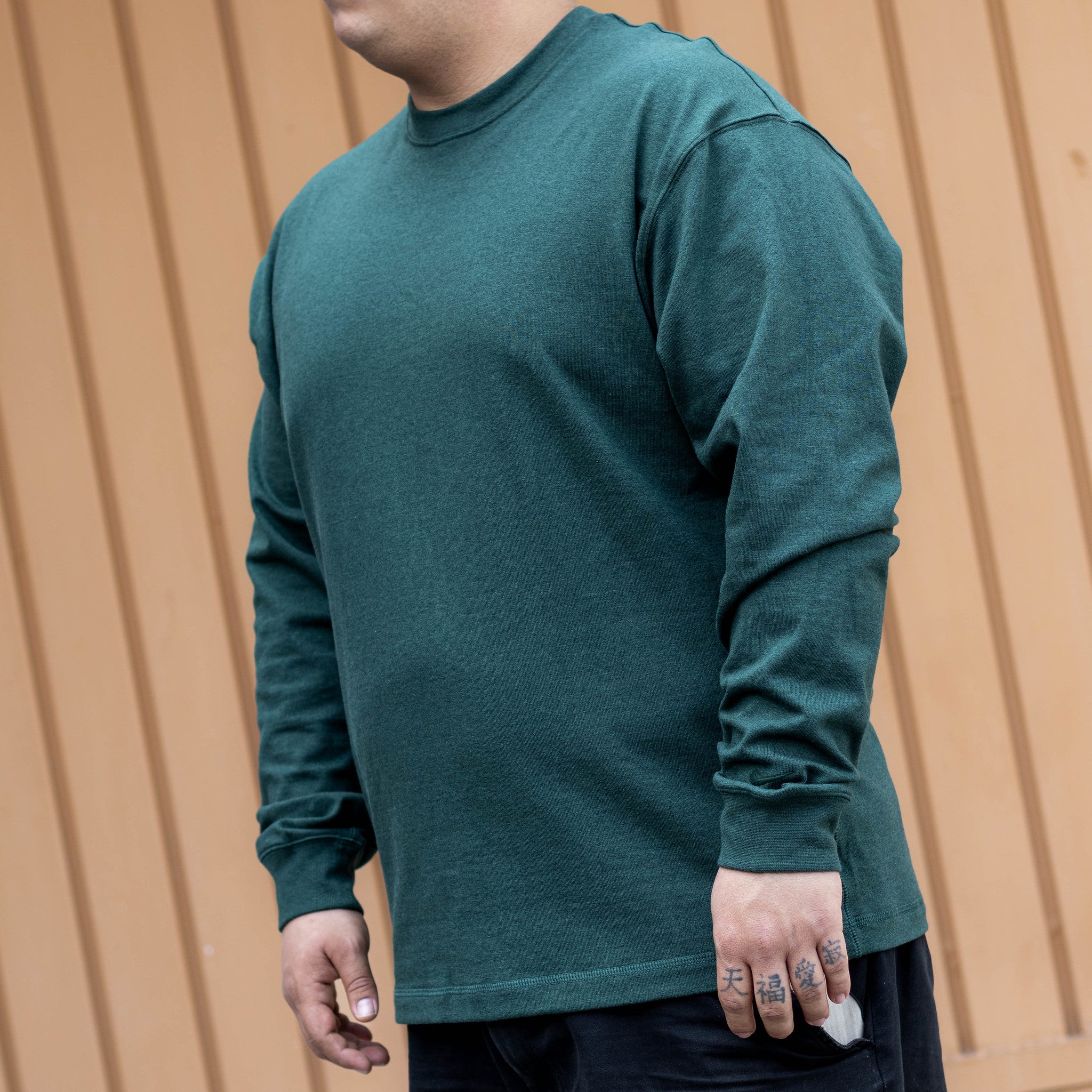 NIKE TEE LONG WOOL GREEN