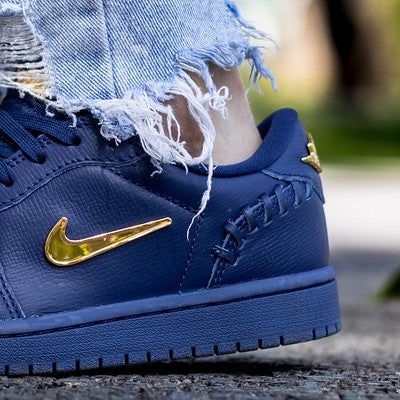 AIR JORDAN 1 LOW MM NAVY W