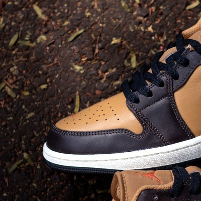 AIR JORDAN 1 LOW FLAX BAROQUE BROWN