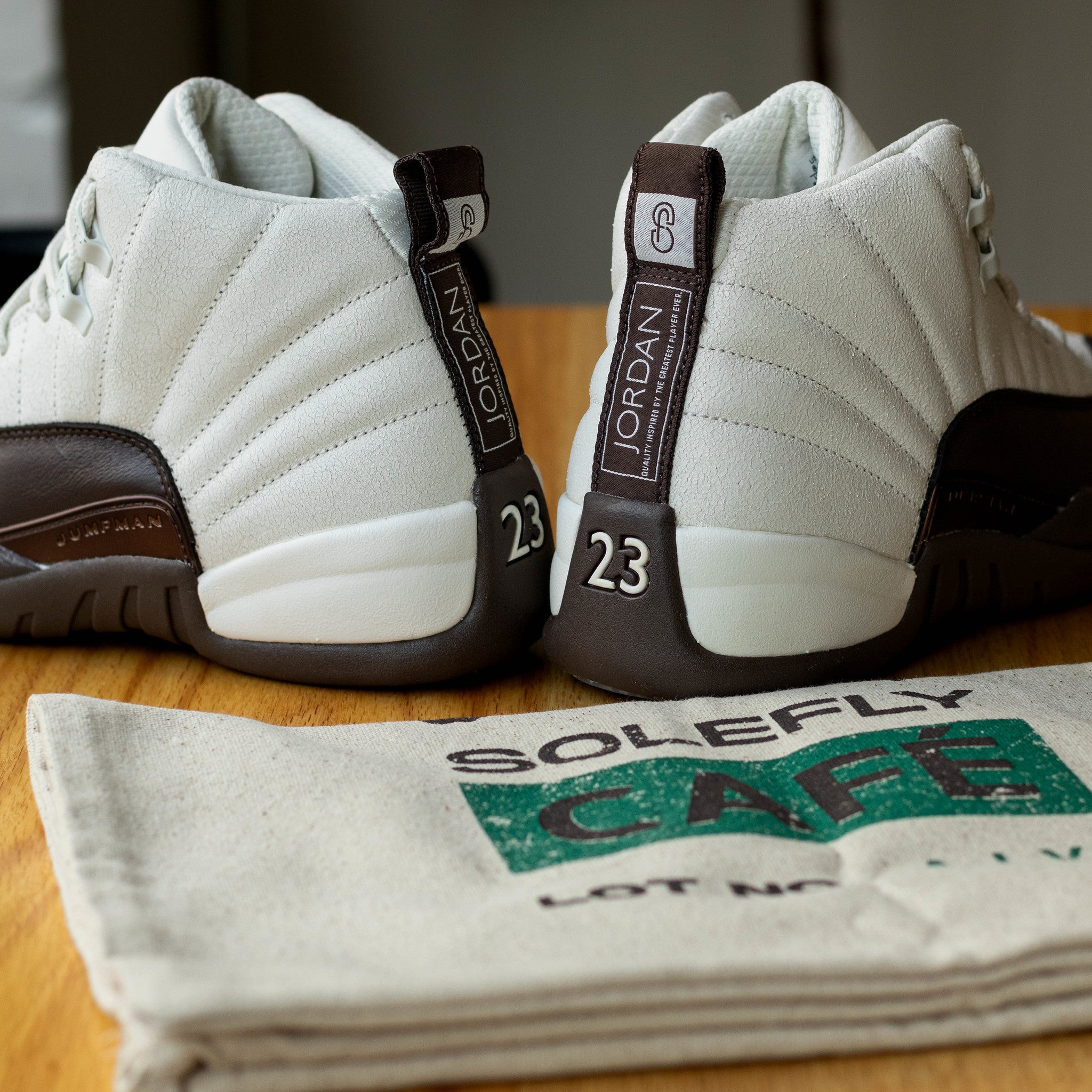 AIR JORDAN 12 X SOLEFLY CAFECITO