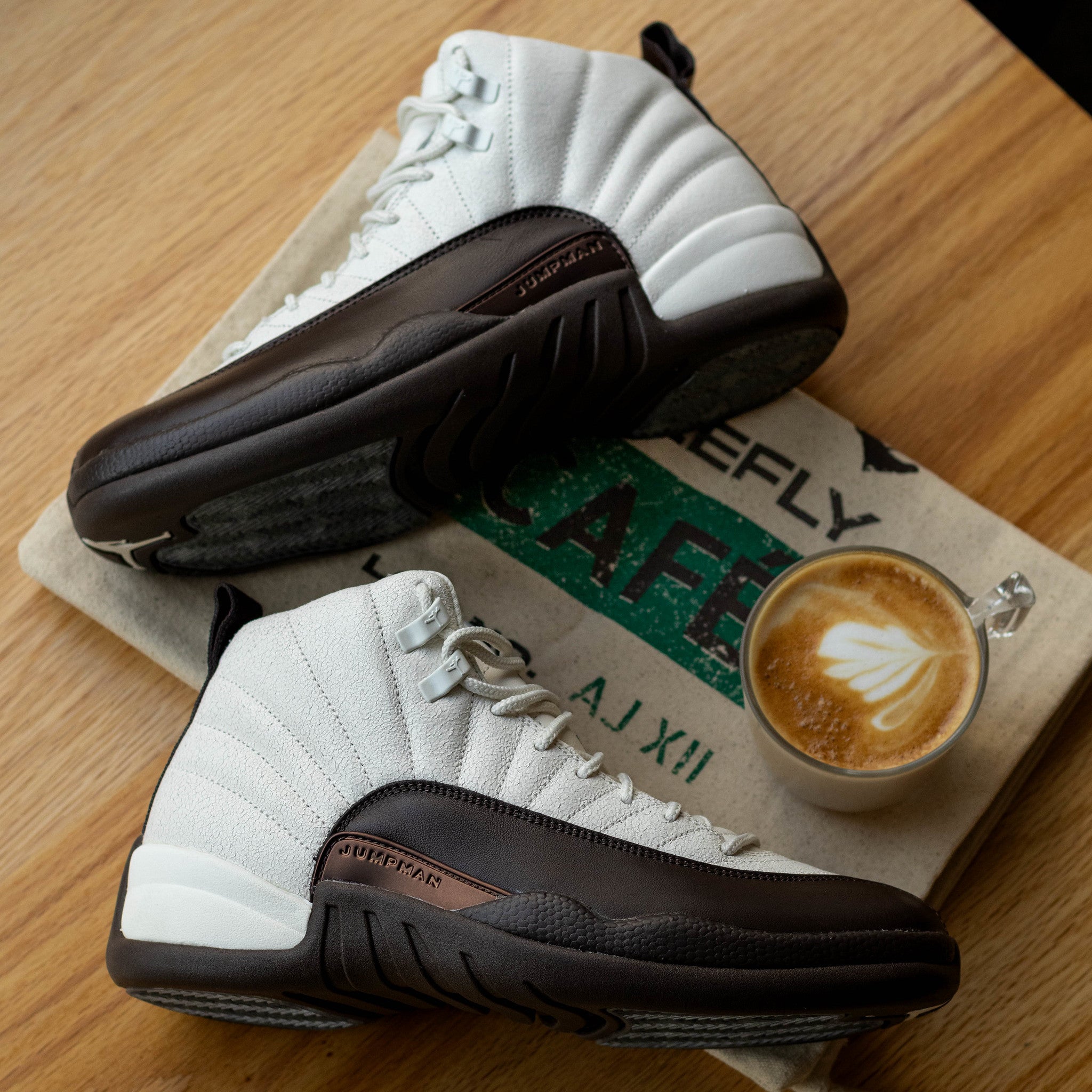 AIR JORDAN 12 X SOLEFLY CAFECITO
