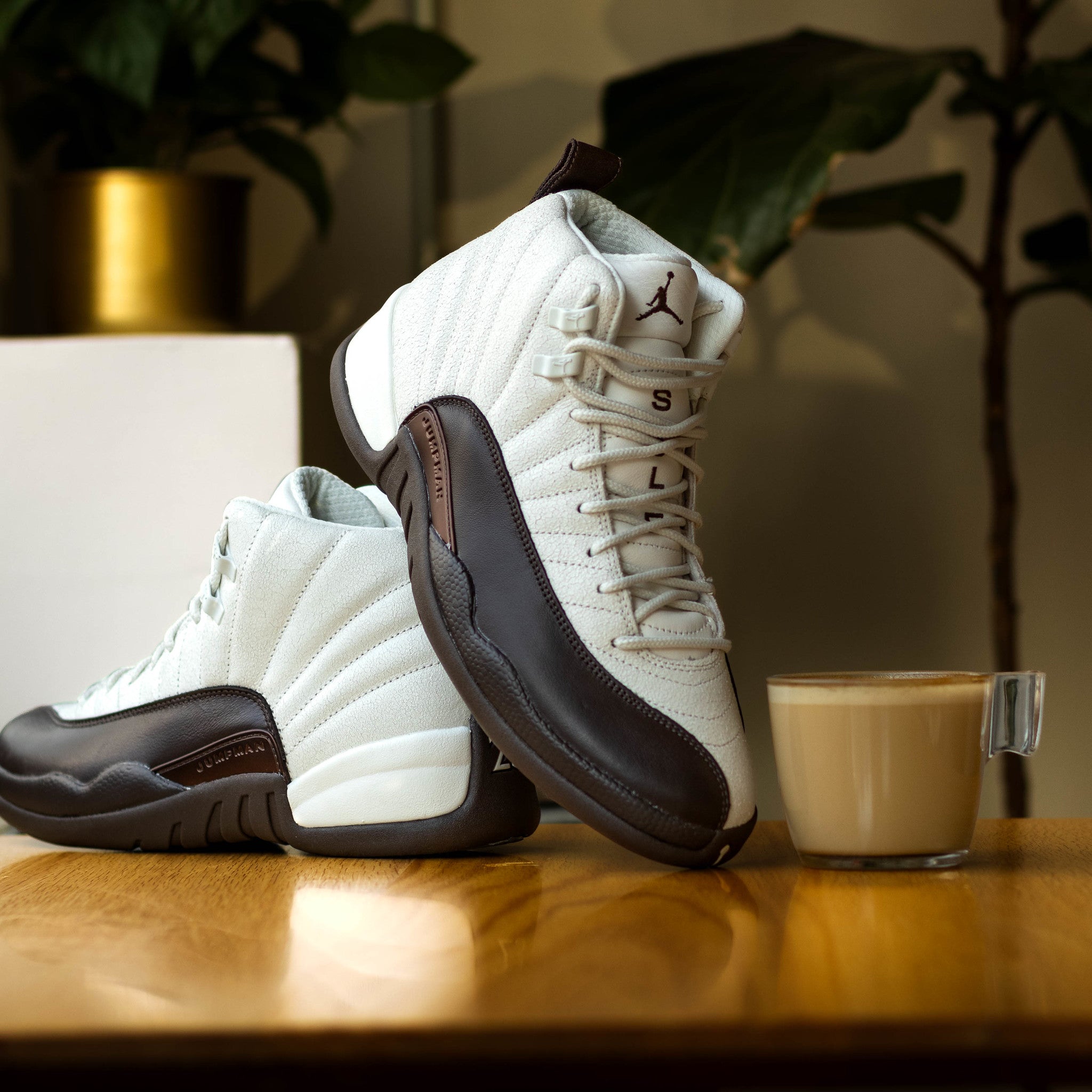 AIR JORDAN 12 X SOLEFLY CAFECITO