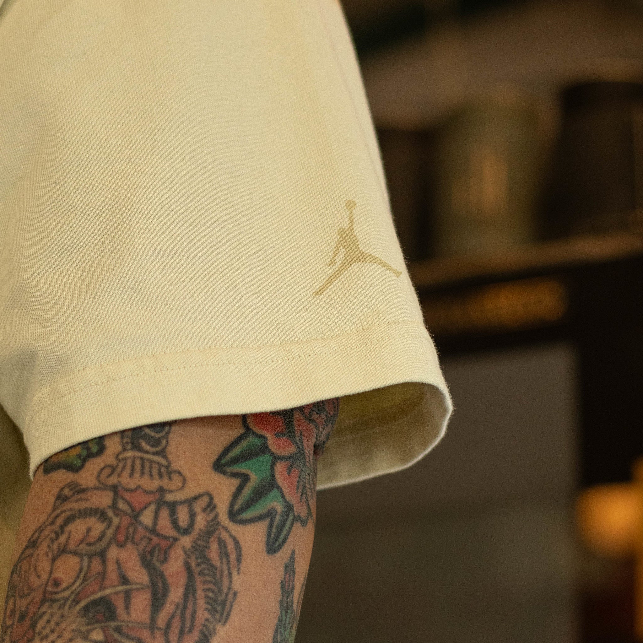 JORDAN X SOLEFLY TEE BARISTA FOSSIL