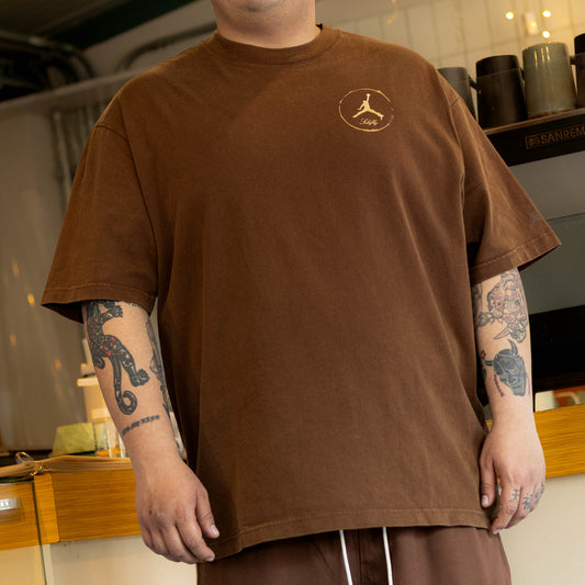JORDAN X SOLEFLY TEE BARISTA CACAO