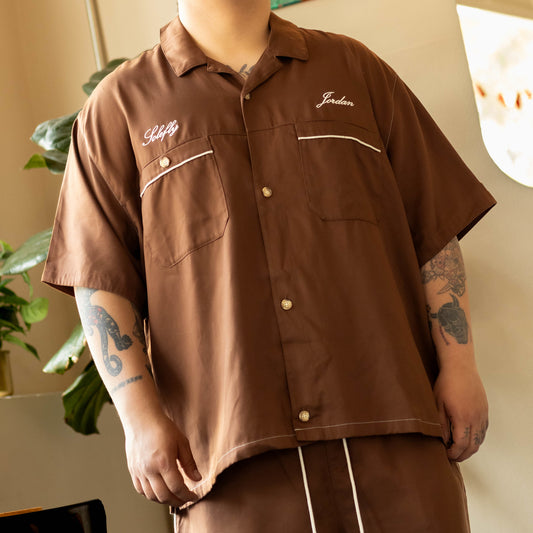 JORDAN X SOLEFLY SHIRT BARISTA CACAO