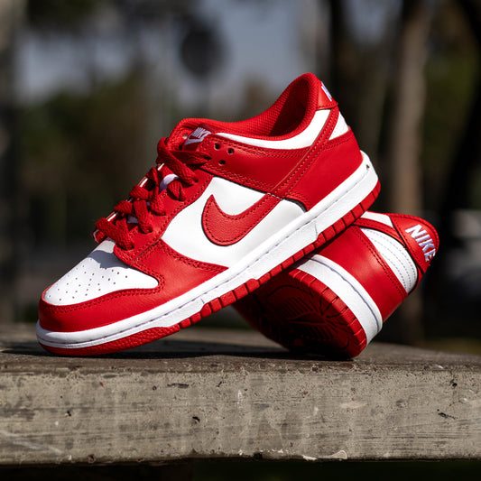 NIKE DUNK LOW WHITE UNIVERSITY RED GS