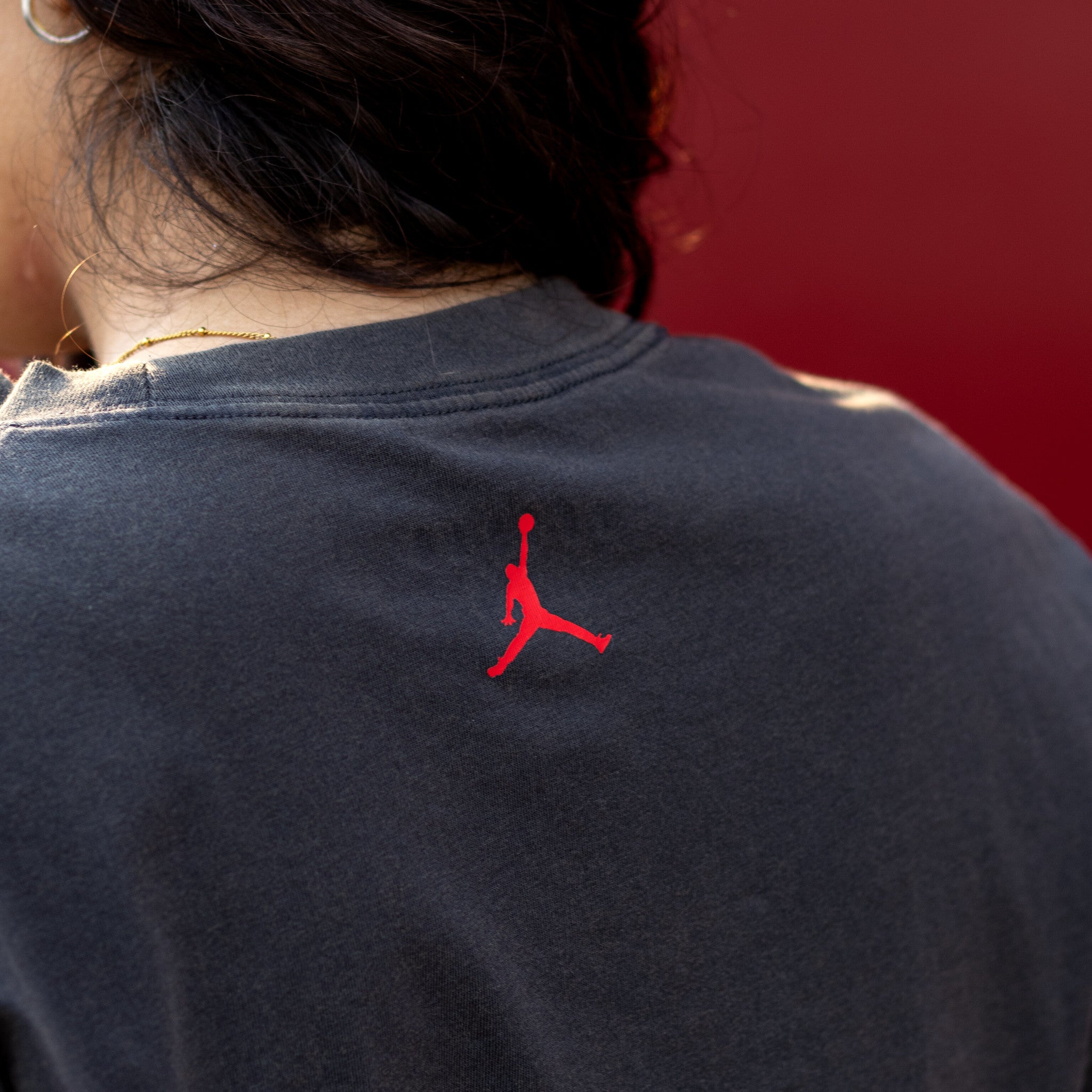 JORDAN TEE GRAPHIC BLACK RED W