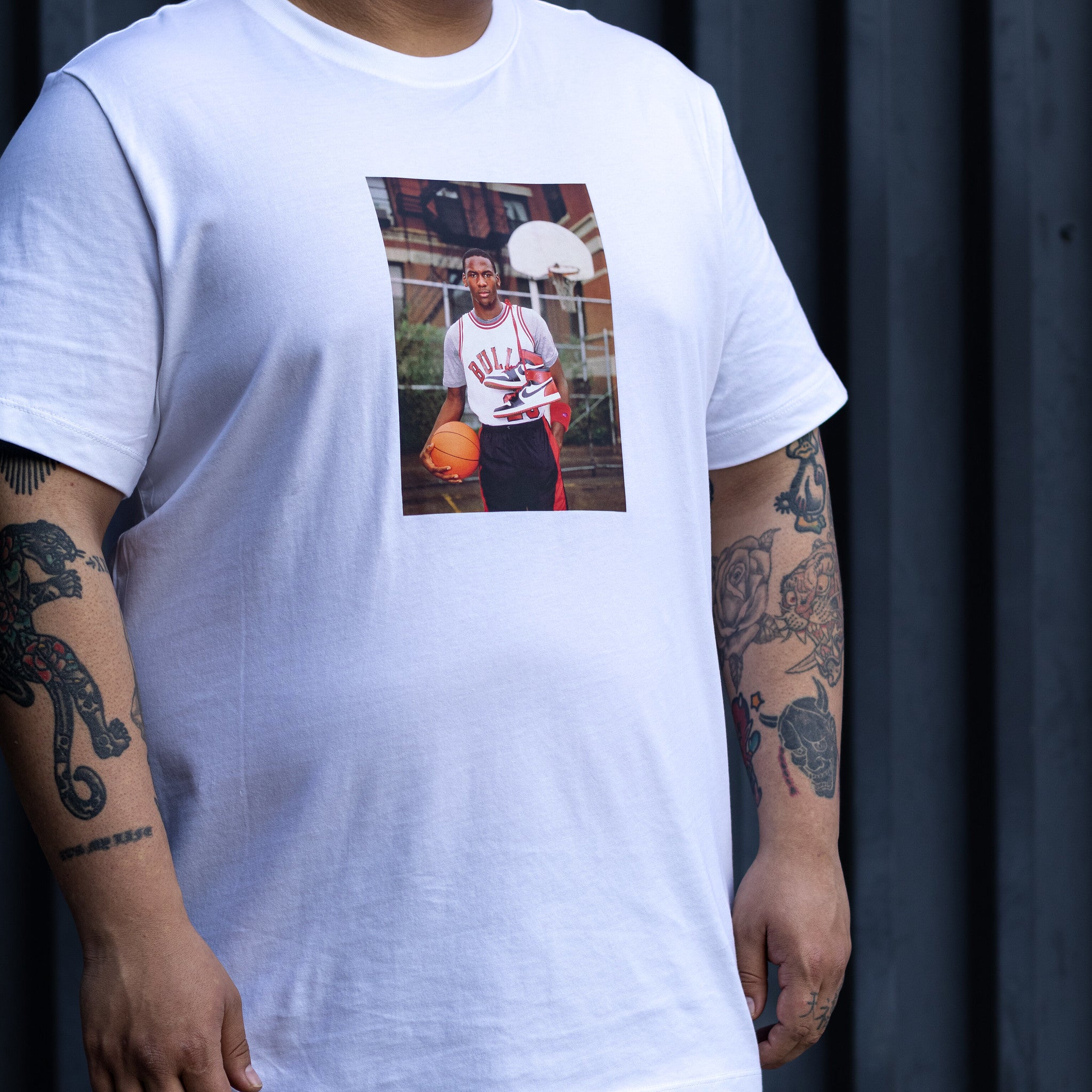 JORDAN TEE PHOTO J1 WHITE