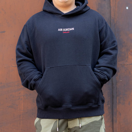 JORDAN WORDMARK HOODIE CHICAGO BLACK