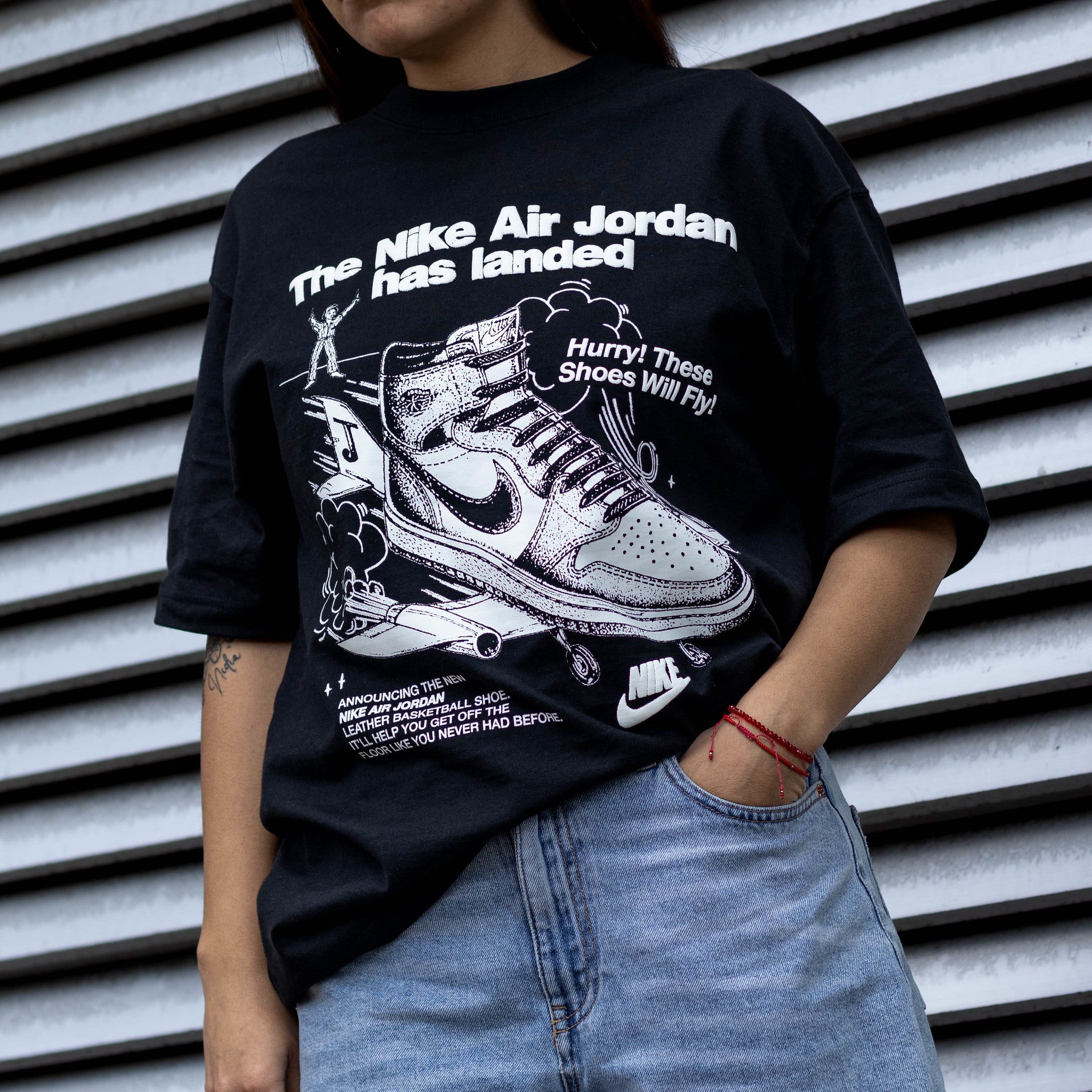 JORDAN TEE AJ1 LANDED BLACK W