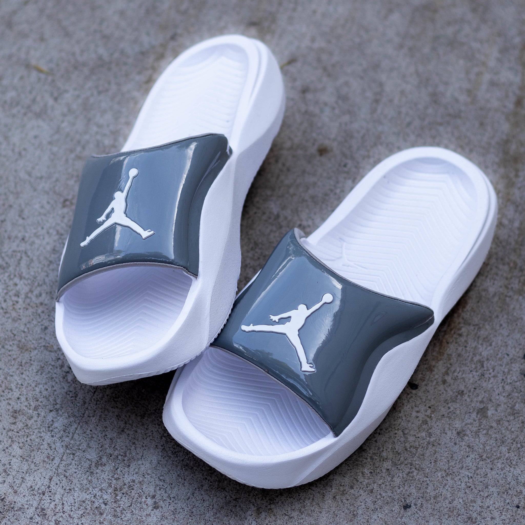 JORDAN FRANCHISE SLIDE COOL GREY